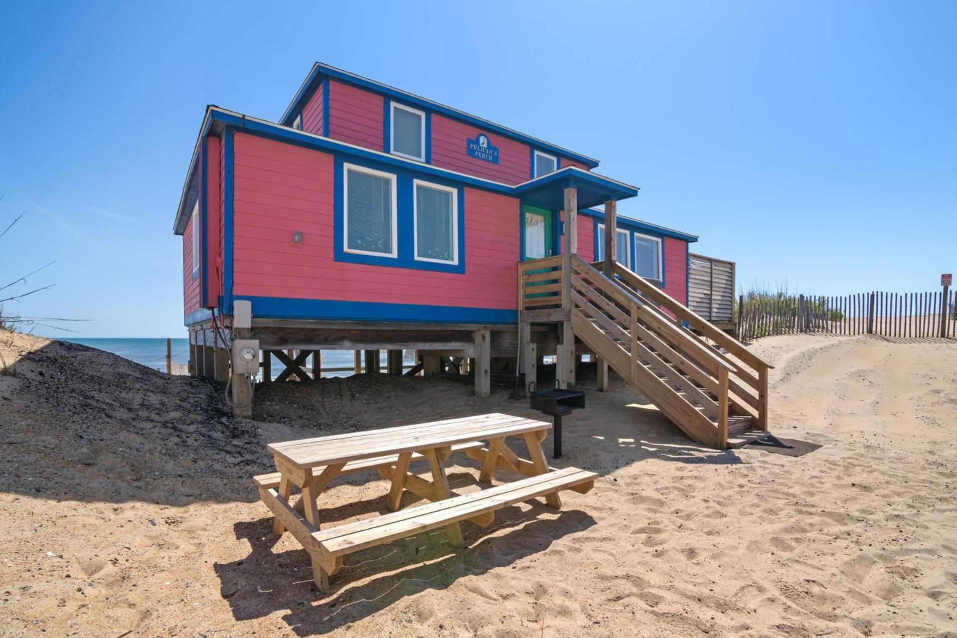 4102 Pelicans Perch: The Iconic Obx Oceanfront Kitty Hawk Eksteriør billede